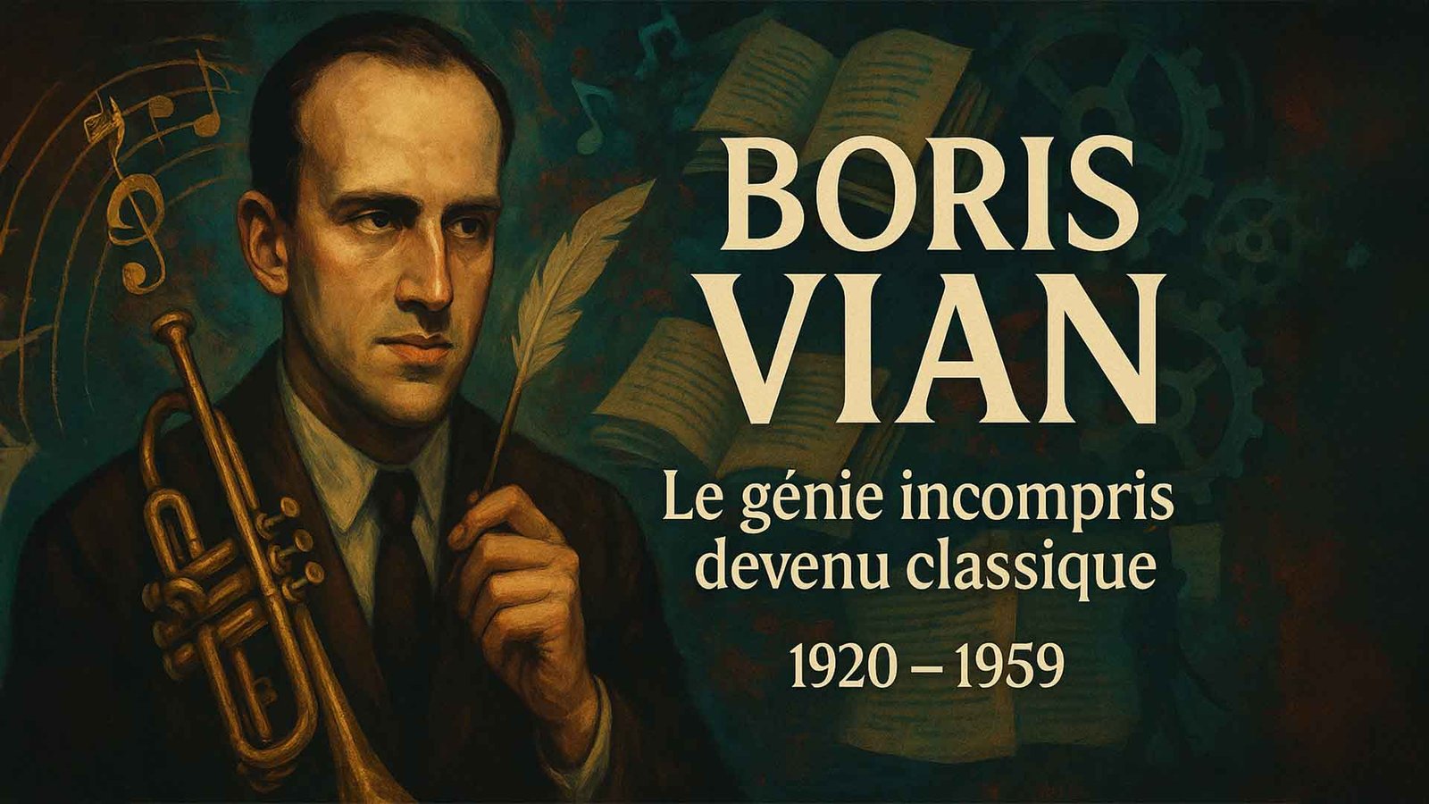 podcast biographie de Boris Vian 1920 - 1959 www.wikipodcast.fr