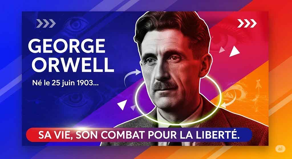 25 Juin 1903, Naissance de George Orwell, l’auteur de 1984