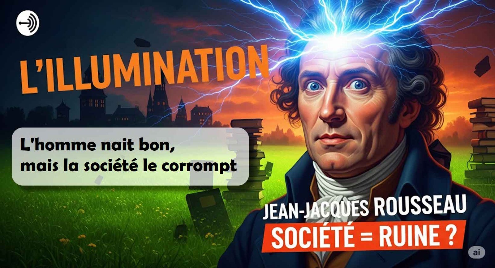 podcast biographie jean-jacques rousseau www.podcastalivreouvert.fr