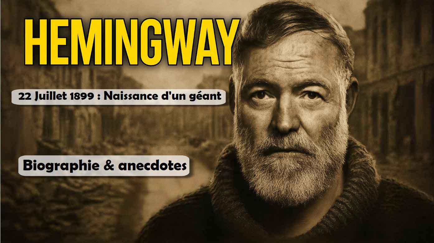 22 Juillet 1899 : Naissance d’Ernest Hemingway