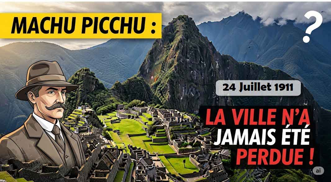 24 Juillet 1911 (Re)découverte du Machu Pichu