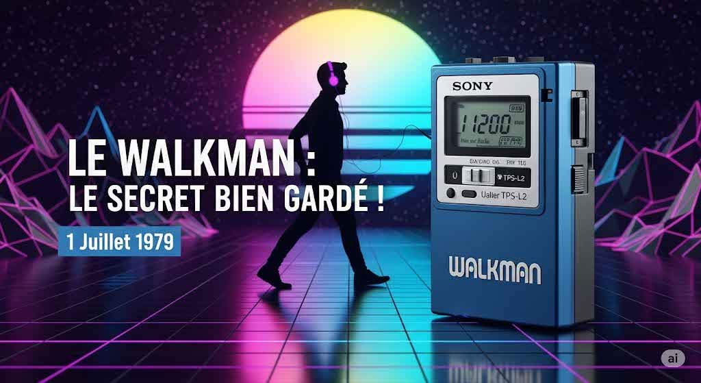 1 juillet 1979 Sony lance le walkman www.wikipodcast.fr