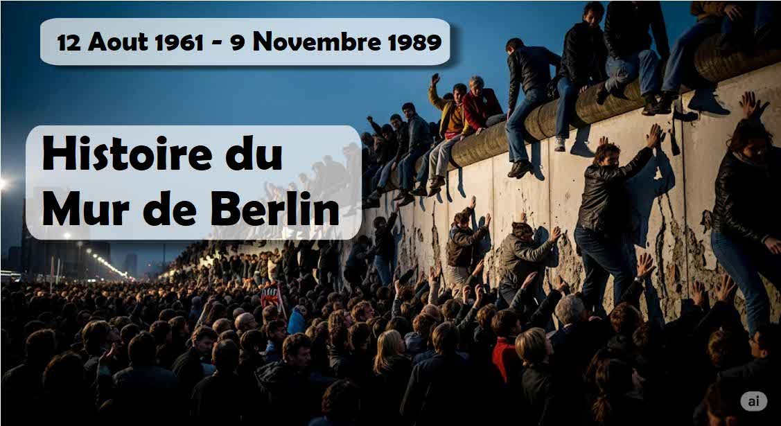 12 Août 1961 : Début de la construction du Mur de Berlin