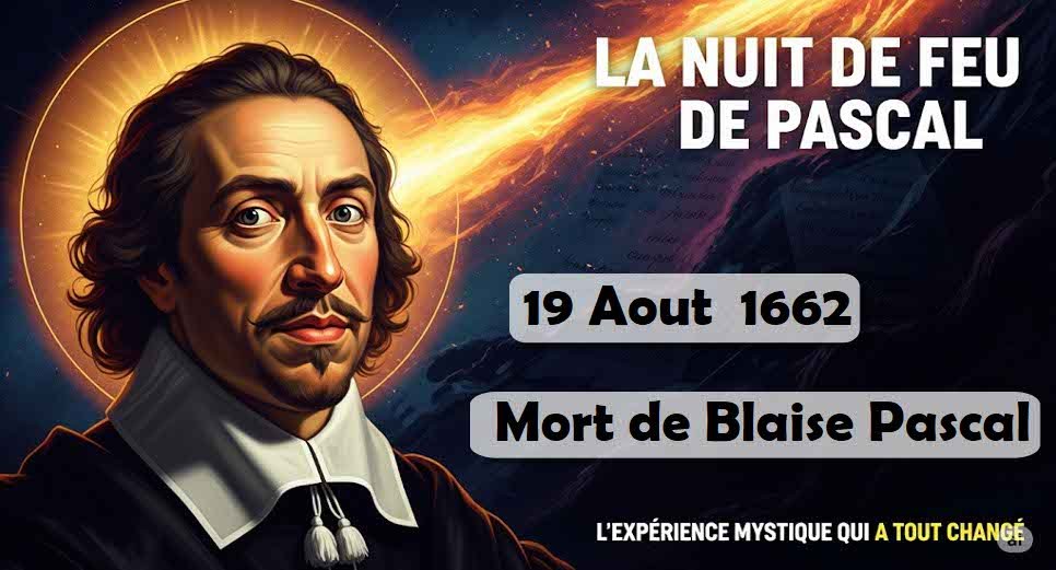 mort de Blaise Pascal le 19 aout 1662 www.wikipodcast.fr