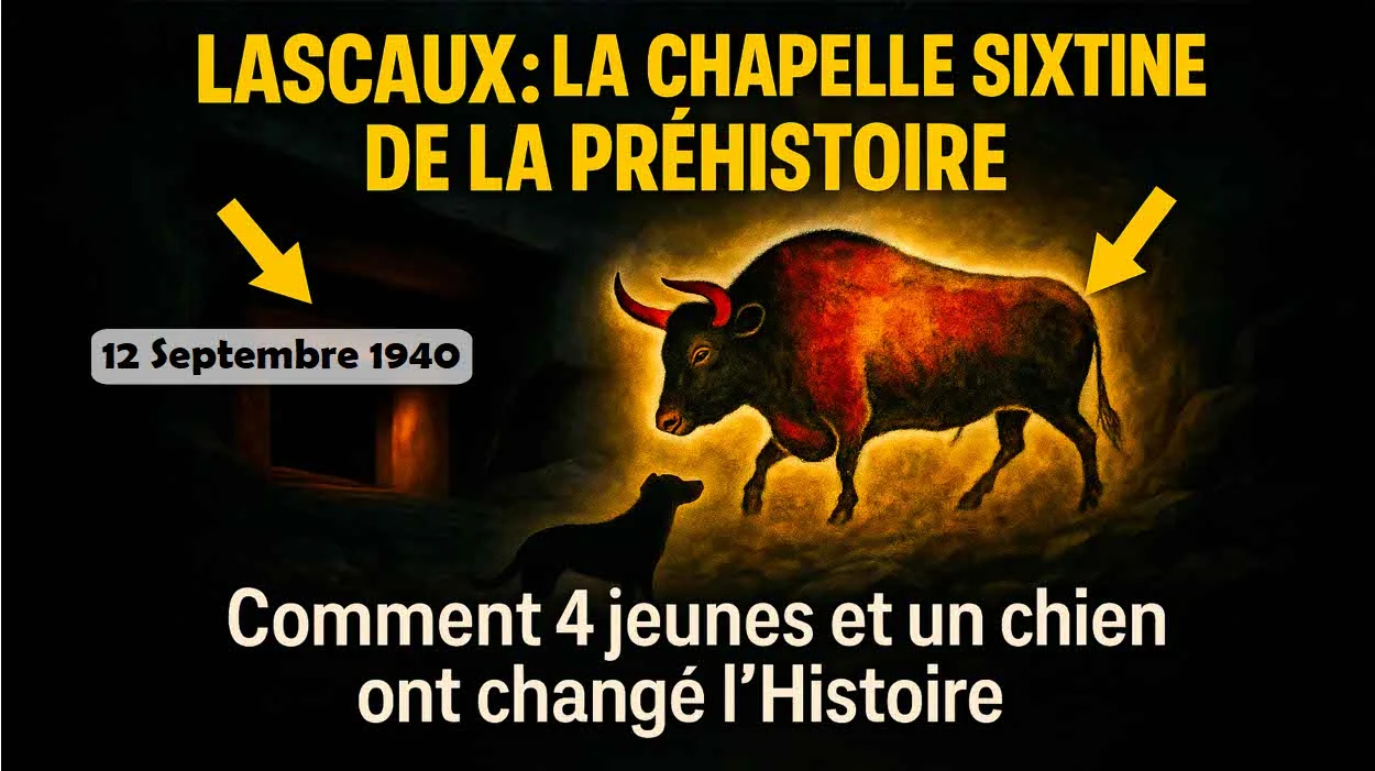 12 Septembre 1940 : Découverte de la Grotte de Lascaux