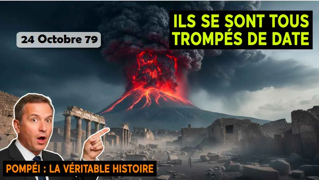 24 Octobre 79 : Eruption du Vésuve, destruction de Pompéï