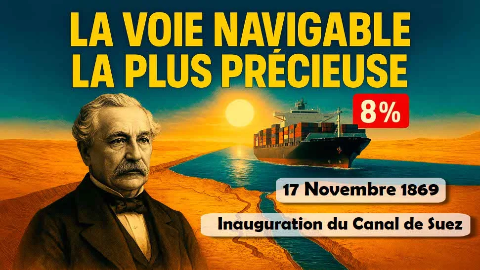 17 Novembre 1869 : Inauguration du canal de Suez