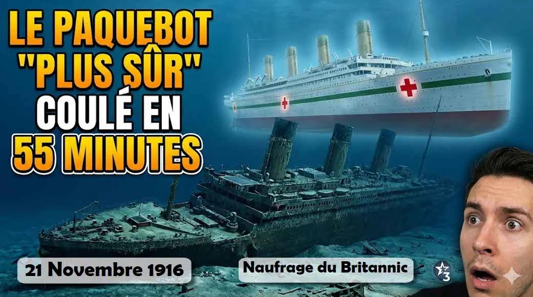 21 Novembre 1916 : Naufrage du navire Le Britannic