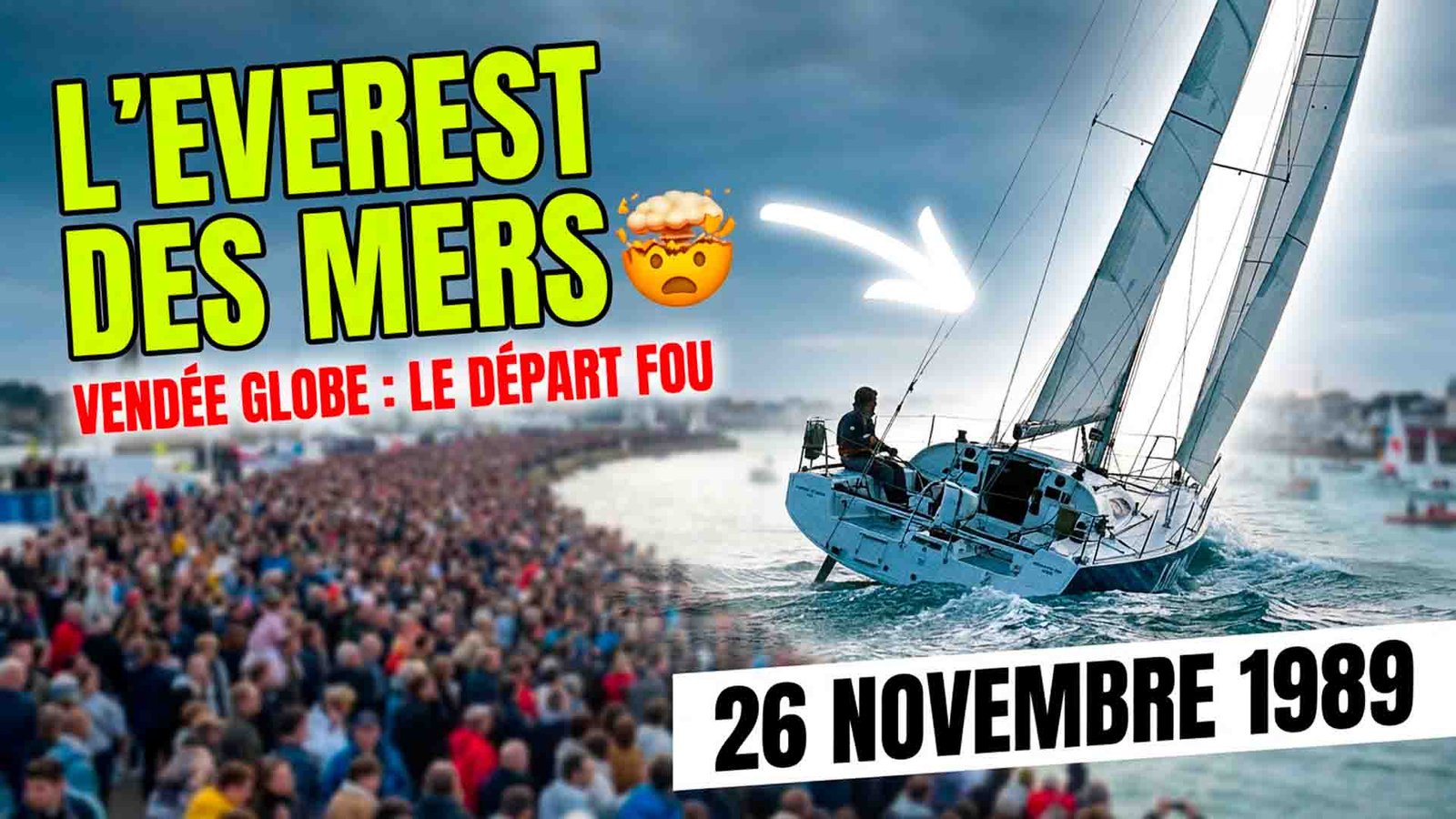 26 Novembre 1989 : Départ du premier Vendée Globe