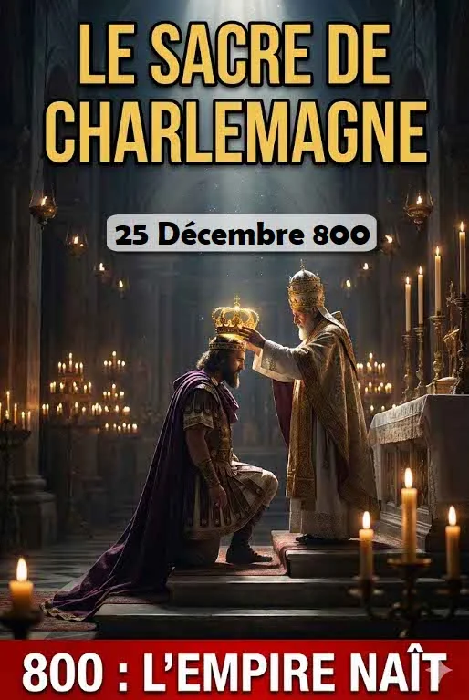 25 Décembre 800 : Charlemagne est sacré Empereur