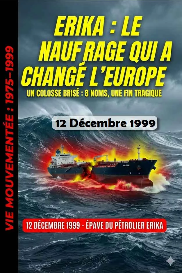 12 Décembre 1999 : Naufrage de l&rsquo;Erika