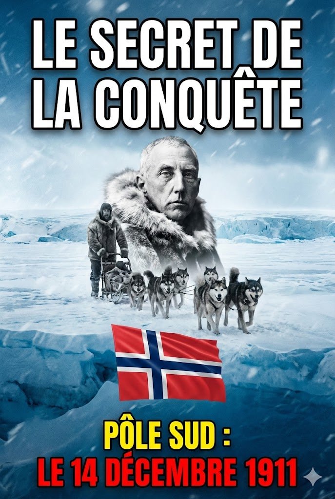 14 Décembre 1911 : L&rsquo;expédition Amundsen atteint le Pôle sud