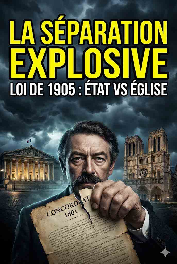 9 Décembre 1905 : Loi de séparation de l&rsquo;église et de l&rsquo;état