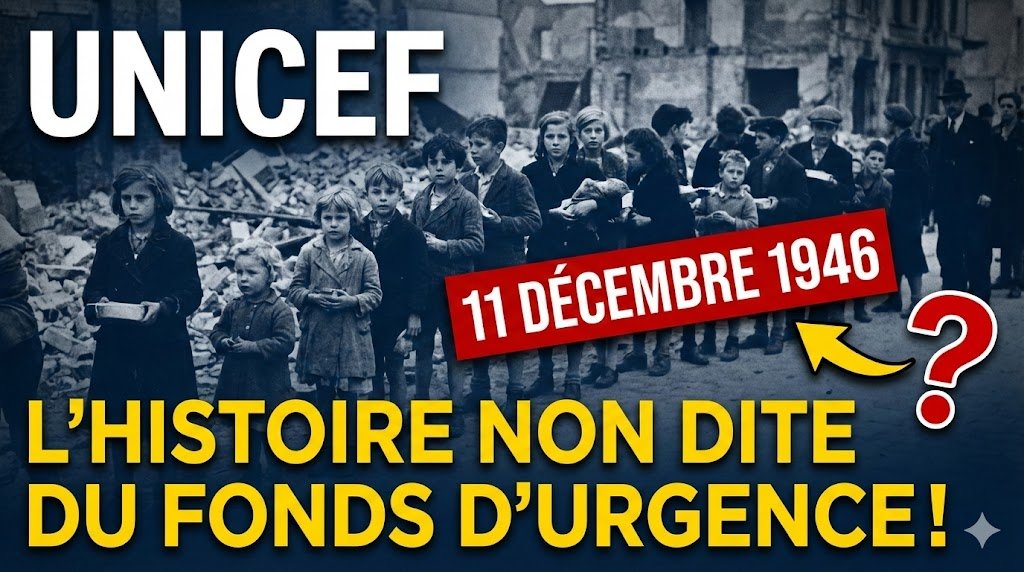 11 décembre 1946 : Création de l&rsquo;Unicef